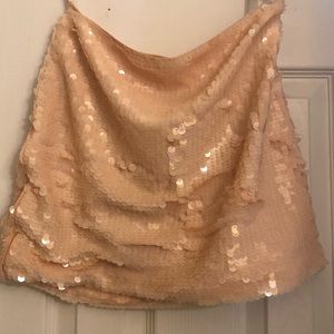 Sequin mini skirt